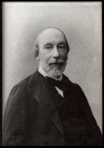 フランスのジャーナリスト兼作家、オーギュストヴァッケリー（1819〜1895年）の肖像。